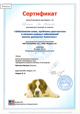 Шляхтина З.В. - Заболевания кожи мелких животных